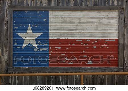 Stock Image - Texas "Lone Star" State Flag . Fotosearch