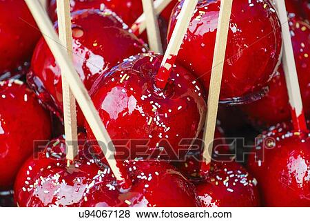 Toffee apples. View Large Photo Image Stock Photo - Toffee apples.. Fotosearch