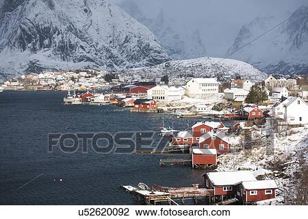 Stock Image - Traditional houses, Norway.. Fotosearch