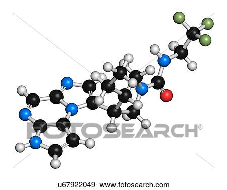 Upadacitinib drug molecule. Second generation janus kinase inhibitor with selectivity for JAK1. 3D rendering. Atoms are represented as spheres with conventional colour-coding: hydrogen (white), carbon (black), nitrogen (blue), oxygen (red), fluorine... View Large Photo Image Stock Photo - Upadacitinib drug molecule. Second generation janus kinase inhibitor with selectivity for JAK1. 3D rendering. Atoms are represented as spheres with conventional colour-coding: hydrogen (white), carbon (black), nitrogen (blue), oxygen (red), fluorine.... Fotosearch
