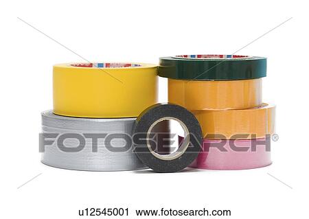 Variety of tapes. View Large Photo Image Stock Image - Variety of tapes.. Fotosearch