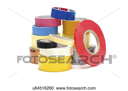 Variety of tapes. View Large Photo Image Stock Image - Variety of tapes.. Fotosearch
