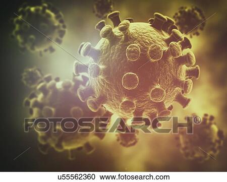 Virus cells, computer illustration. View Large Photo Image Stock Image - Virus cells, computer illustration.. Fotosearch