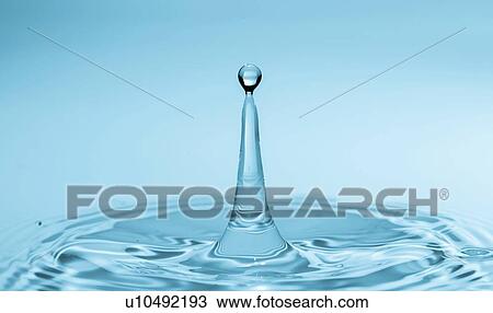 Water drop impact. View Large Photo Image Stock Image - Water drop impact.. Fotosearch