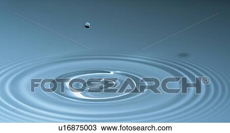 Water drop impact. View Large Photo Image Stock Image - Water drop impact.. Fotosearch