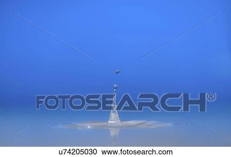 Water drop impact. View Large Photo Image Stock Image - Water drop impact.. Fotosearch
