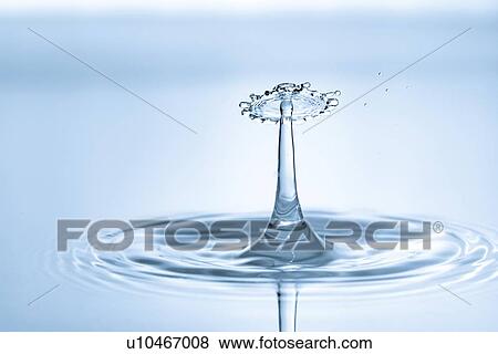 Water drop impact. View Large Photo Image Stock Photo - Water drop impact.. Fotosearch