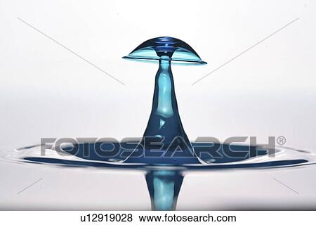 Water drop impact. View Large Photo Image Stock Photo - Water drop impact.. Fotosearch