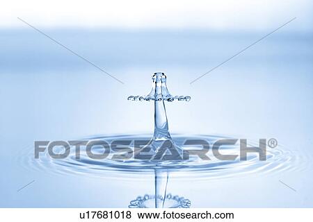 Water drop impact. View Large Photo Image Stock Photo - Water drop impact.. Fotosearch