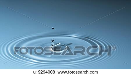 Water drop impact. View Large Photo Image Stock Photo - Water drop impact.. Fotosearch