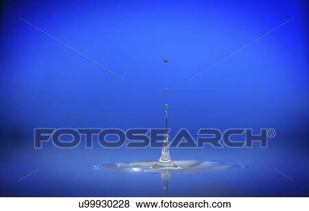 Water drop impact. View Large Photo Image Stock Photo - Water drop impact.. Fotosearch