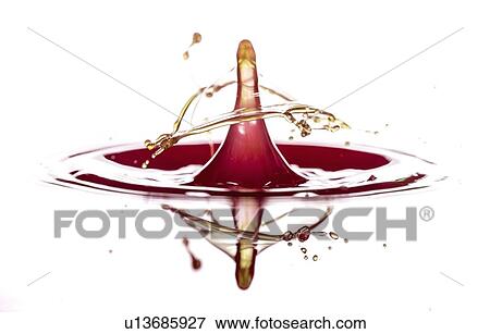 Water splash with a crown and reflection. View Large Photo Image Stock Photo - Water splash with a crown and reflection.. Fotosearch