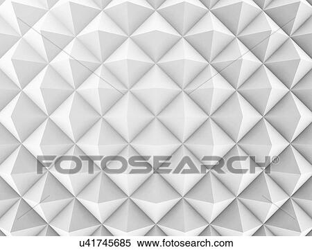 Stock Photography - White pyramids, computer illustration.. Fotosearch