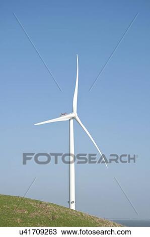 Wind turbine, Esbjerg, Denmark. View Large Photo Image Stock Image - Wind turbine, Esbjerg, Denmark.. Fotosearch