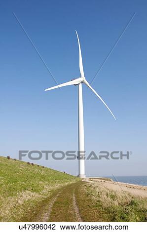 Wind turbine. View Large Photo Image Stock Image - Wind turbine.. Fotosearch