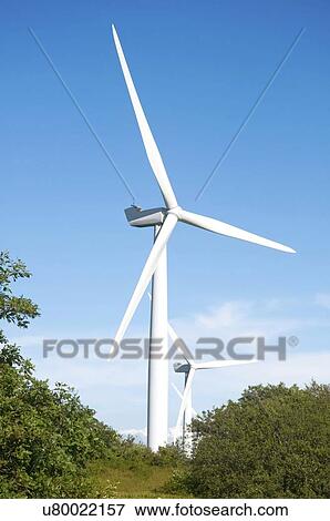 Wind turbines, Esbjerg, Denmark. View Large Photo Image Stock Photo - Wind turbines, Esbjerg, Denmark.. Fotosearch