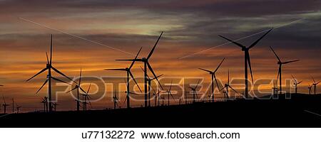 Windmills and windpower outside of Mojave, California View Large Photo Image Stock Image - Windmills and windpower outside of Mojave, California . Fotosearch