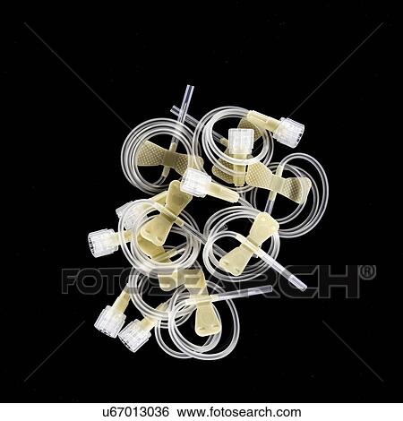 Stock Photograph - Winged infusion set.. Fotosearch
