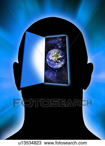 Stock Image - World knowledge, conceptual artwork.. Fotosearch