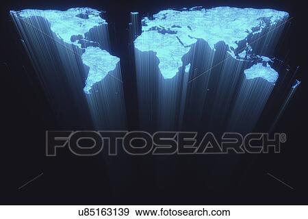 World map, illustration. View Large Photo Image Stock Photo - World map, illustration.. Fotosearch