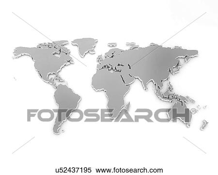World map, illustration. View Large Photo Image Stock Photography - World map, illustration.. Fotosearch