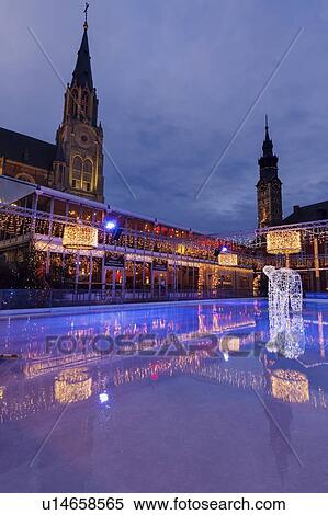 Belgium, Flemish Region, Sint Truiden, Church of Our Lady and City Hall in main square View Large Photo Image Stock Photography - Belgium, Flemish Region, Sint Truiden, Church of Our Lady and City Hall in main square. Fotosearch