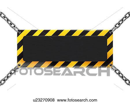 Blank warning sign, illustration. View Large Photo Image Stock Photo - Blank warning sign, illustration.. Fotosearch
