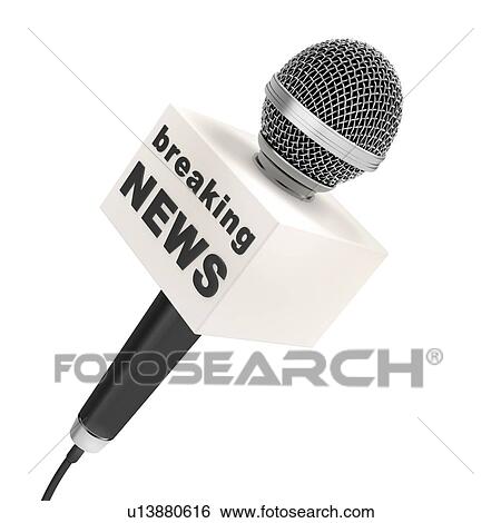 Breaking news, conceptual illustration. View Large Photo Image Stock Photograph - Breaking news, conceptual illustration.. Fotosearch