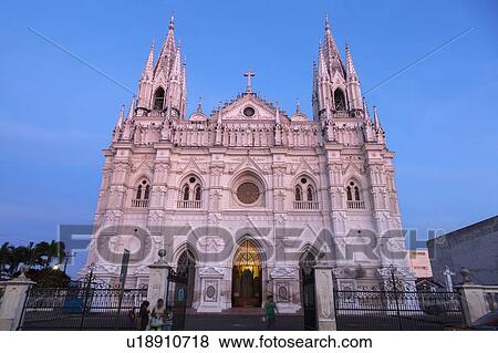 El Salvador, Santa Ana, Facade of Santa Ana Cathedral View Large Photo Image Stock Photo - El Salvador, Santa Ana, Facade of Santa Ana Cathedral. Fotosearch