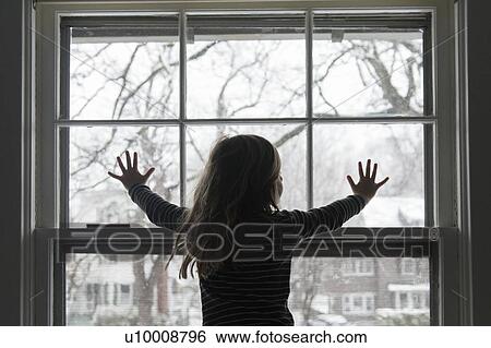 Girl by window View Large Photo Image Stock Photograph - Girl by window. Fotosearch