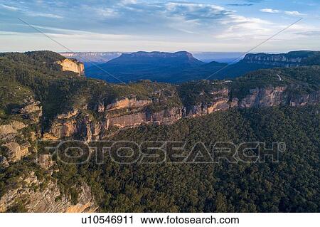 Jamison Valley in Blue Mountains National Park View Large Photo Image Stock Image - Jamison Valley in Blue Mountains National Park. Fotosearch