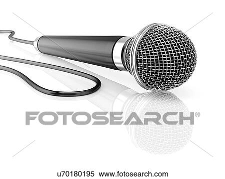 Stock Photography - Microphone, illustration.. Fotosearch