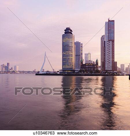 Netherlands, Rotterdam, Old building between skyscrapers View Large Photo Image Stock Image - Netherlands, Rotterdam, Old building between skyscrapers. Fotosearch