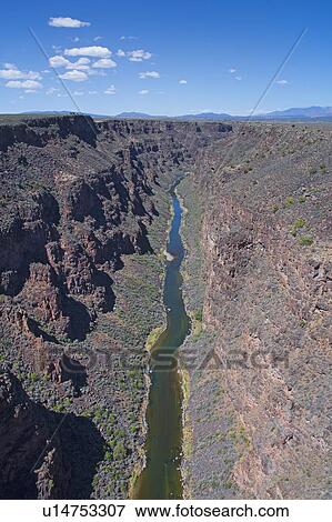 Stock Photo - Rio Grande Gorge. Fotosearch