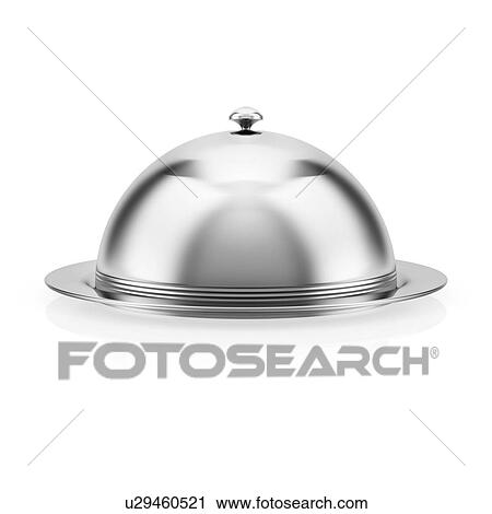 Stock Image - Serving tray, illustration.. Fotosearch