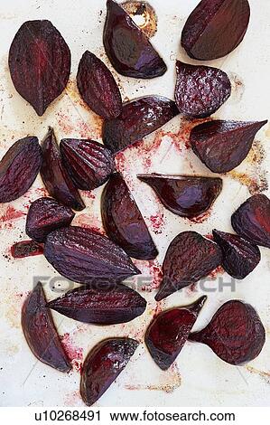 Stock Image - Sliced beetroot. Fotosearch