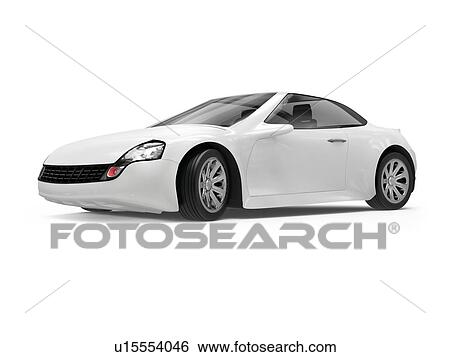 Stock Photograph - Sports car, 3D rendered illustration.. Fotosearch