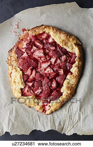 Stock Image - Strawberry tart. Fotosearch