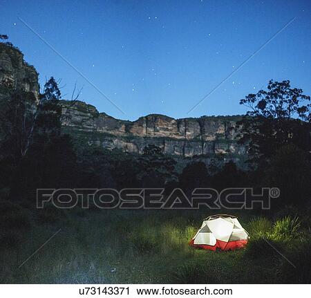Tent in Blue Mounains View Large Photo Image Stock Image - Tent in Blue Mounains. Fotosearch