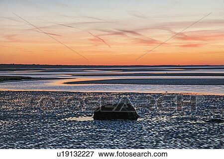 USA, Massachusetts, Cape Cod, Orleans, Beach at sunset View Large Photo Image Stock Photo - USA, Massachusetts, Cape Cod, Orleans, Beach at sunset. Fotosearch