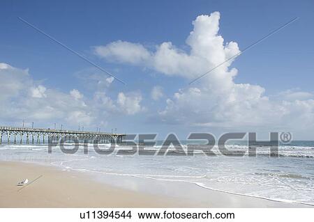 USA, North Carolina, Surf City, Jetty over sea View Large Photo Image Picture - USA, North Carolina, Surf City, Jetty over sea. Fotosearch