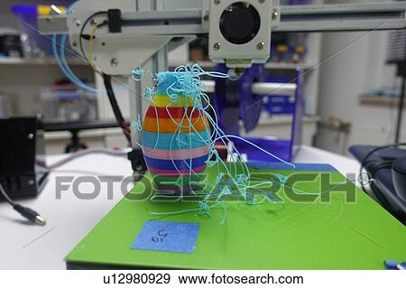 Stock Photo - 3D printer failure.. Fotosearch