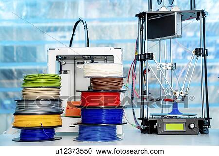 Stock Image - 3D printing.. Fotosearch