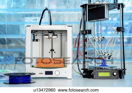 Stock Image - 3D printing.. Fotosearch
