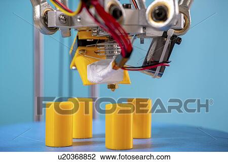 Stock Image - 3D printing.. Fotosearch