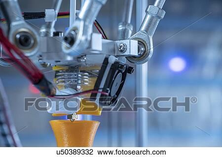 Stock Image - 3D printing.. Fotosearch