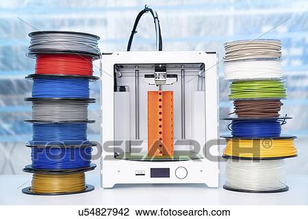 Stock Image - 3D printing.. Fotosearch