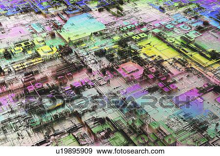 Stock Photo - Abstract 3d patterns, illustration.. Fotosearch