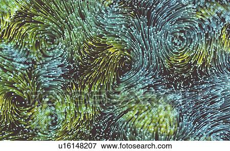 Stock Photo - Abstract swirling patterns, illustration.. Fotosearch