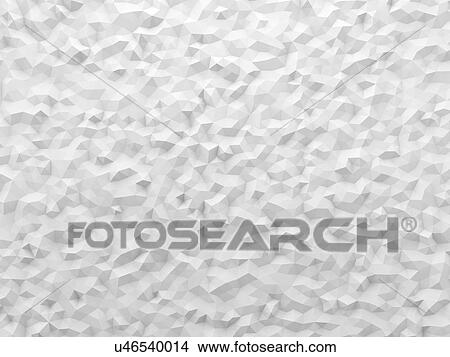 Picture - Abstract white polygonal background. Triangle texture. 3D illustration.. Fotosearch